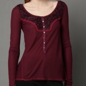 Free People Diego Henley Thermal XS